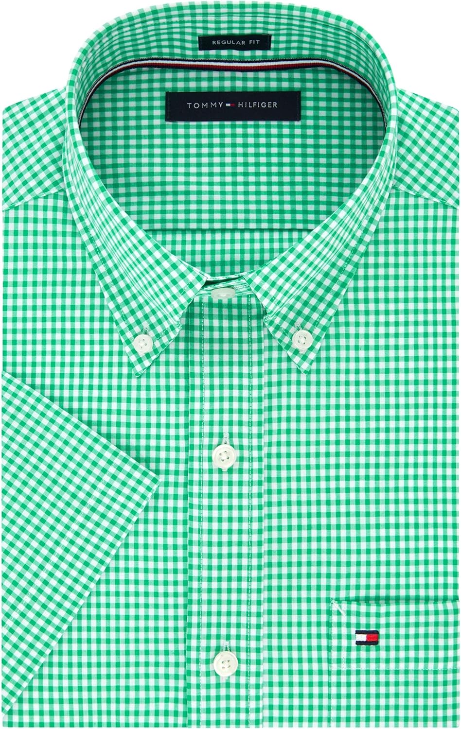 Рубашка Tommy Hilfiger с коротким рукавом и застежкой на пуговицы, Cactus — фото 3