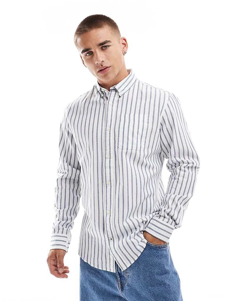 

Рубашка Jack & Jones в голубую полоску