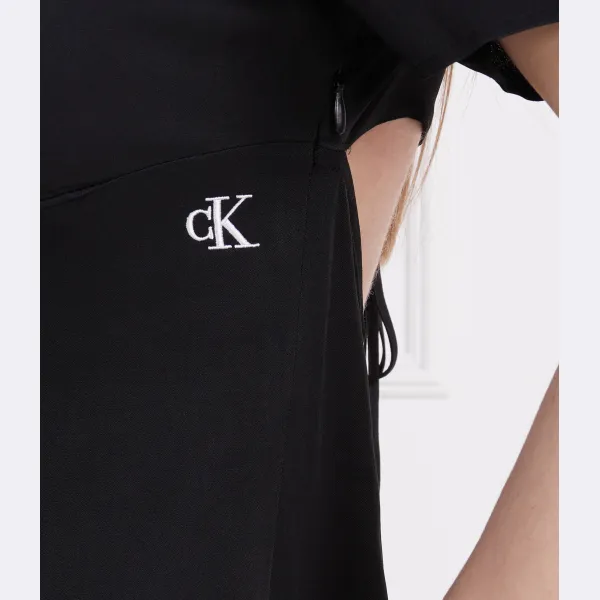 Мини-Платье с открытыми плечами Calvin Klein, черный — фото 4