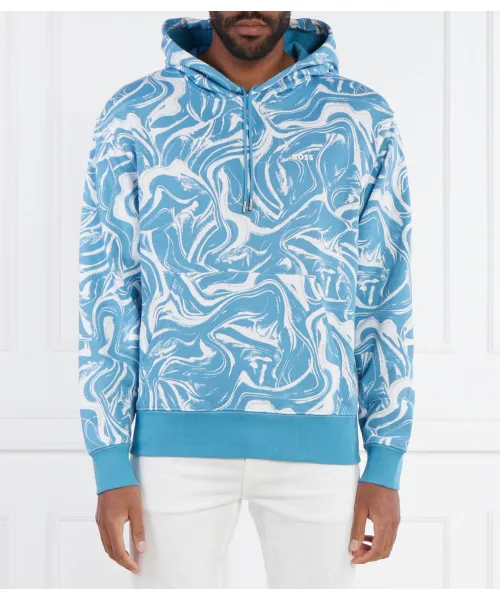 

Толстовка we_ocean Regular fit Boss Orange, синий