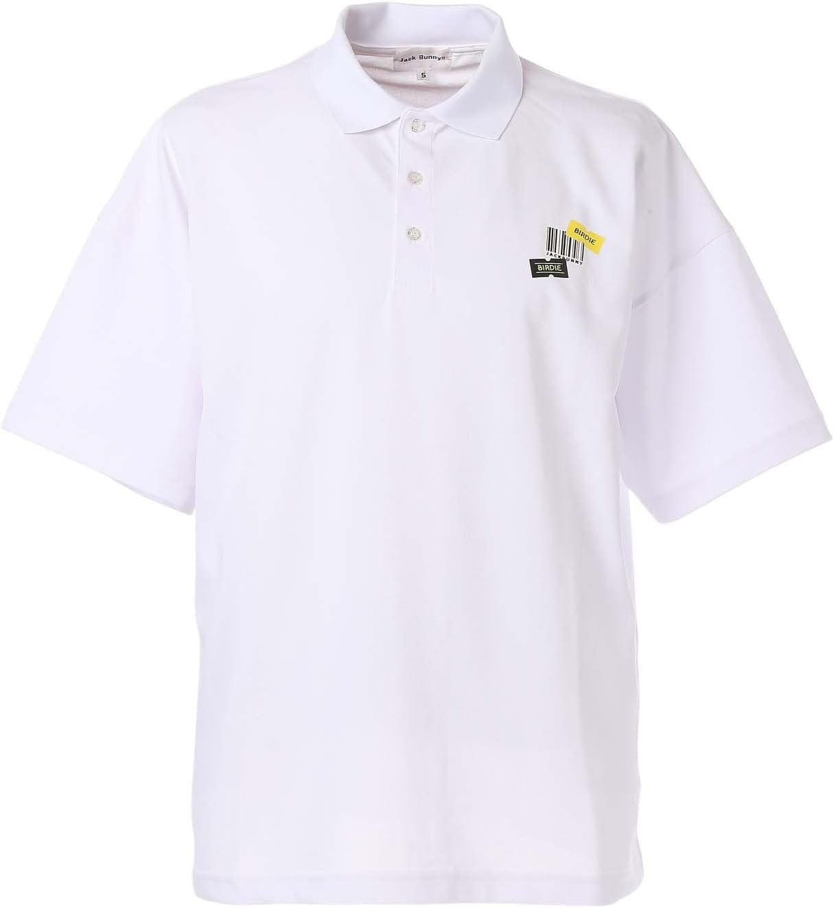 

Мужская поло-рубашка Jack Bunny 262-5160305 с коротким рукавом (блочный узор, дышащая, для игры в гольф), белый