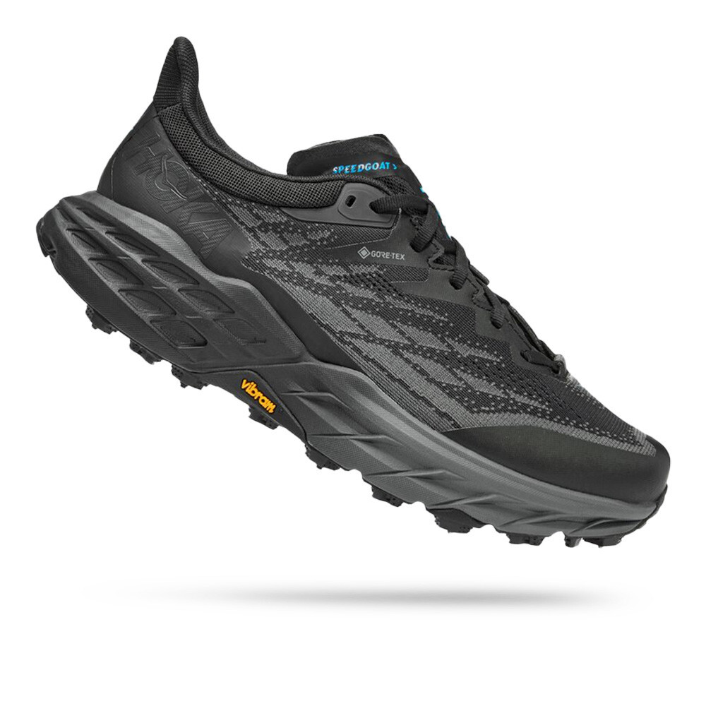 Кроссовки для бега Hoka One One Speedgoat 5 GORE-TEX Spike Trail, черный — фото 3