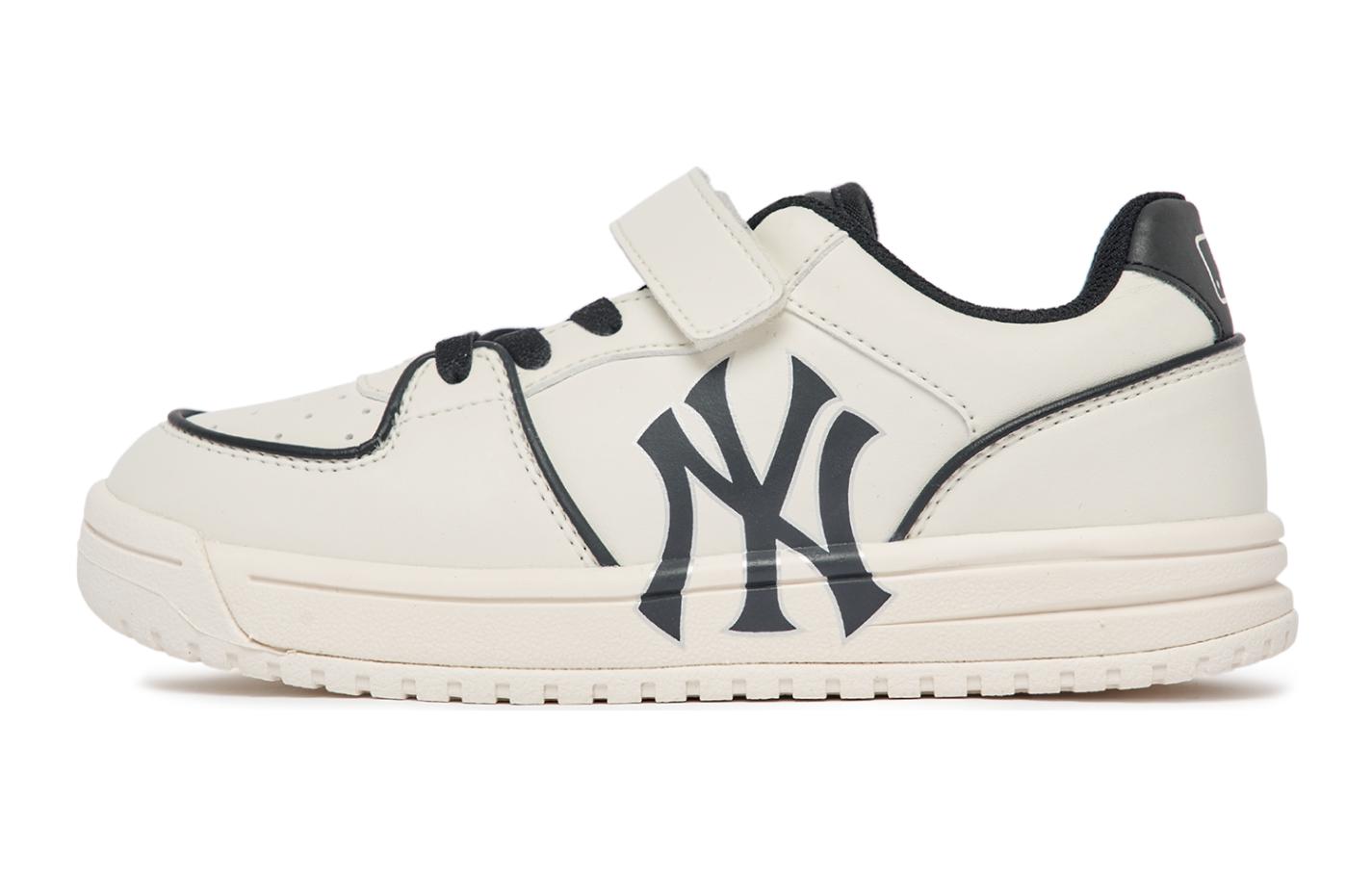 

MLB Chunky liner new york yankees нескользящие устойчивые к истиранию низкие детские скейтбординг кроссовки beige black kids