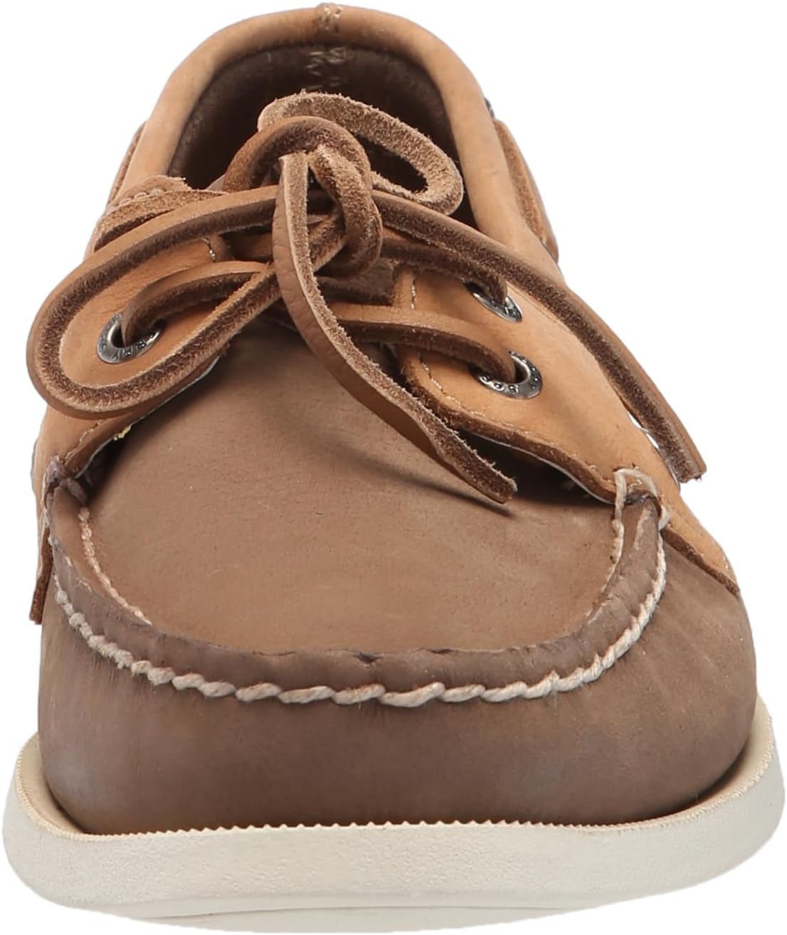 Мужские летние кроссовки Sperry Authentic Original с двумя окошками, коричневый — фото 2