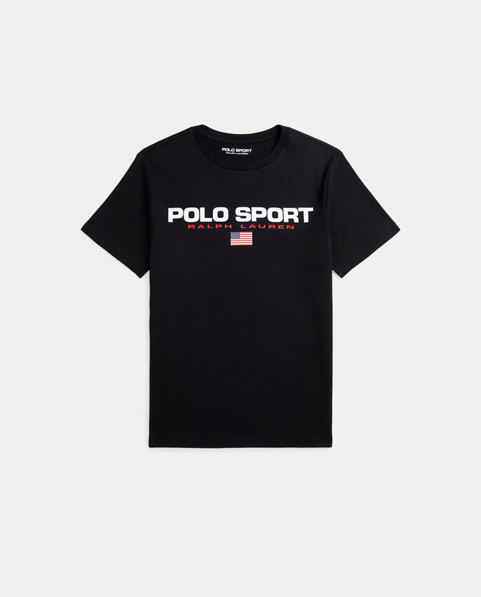 

Унисекс хлопковая футболка Polo Sport Polo Ralph Lauren, черный