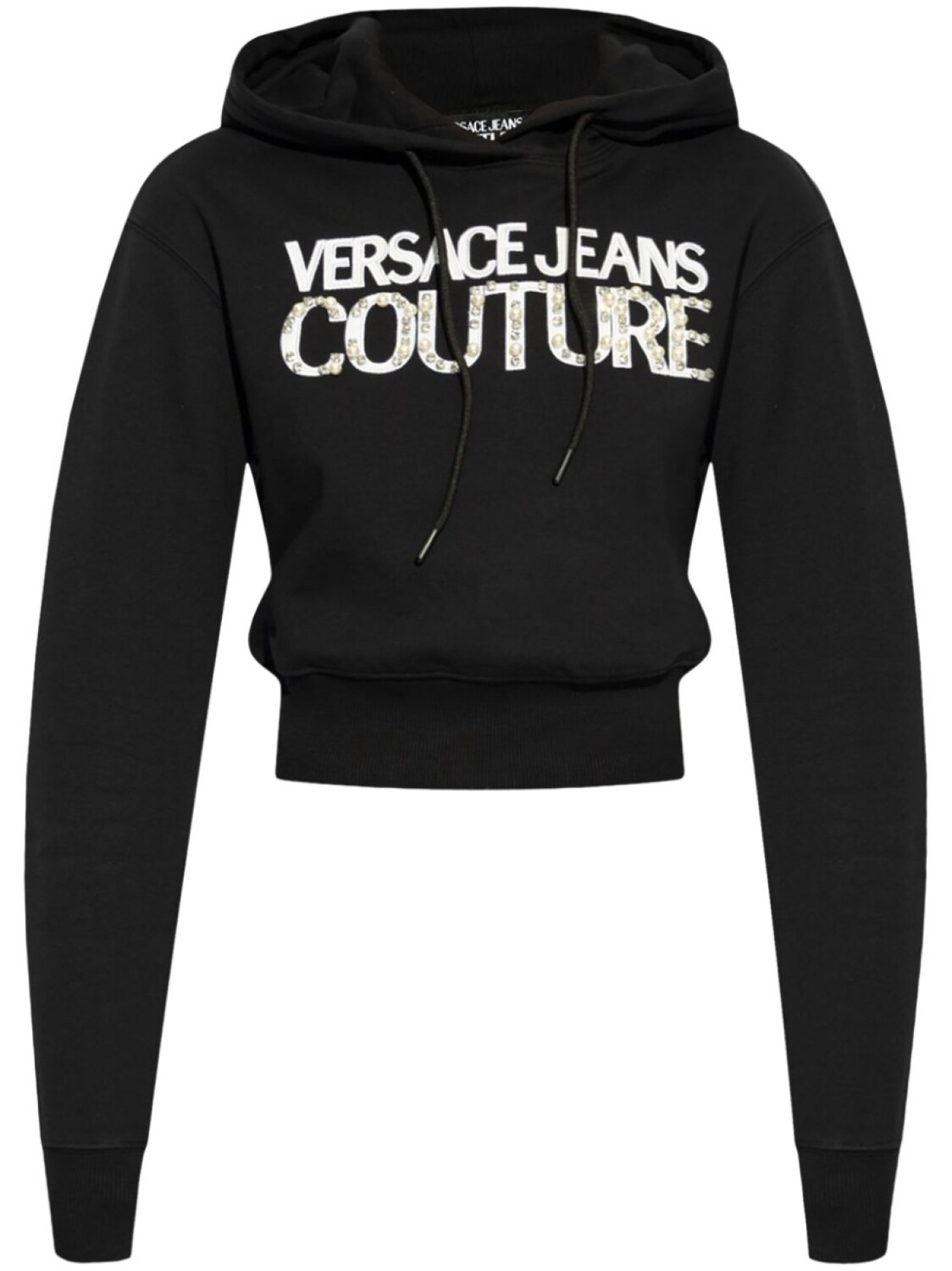 

Versace Jeans Couture хлопковая толстовка с логотипом, черный