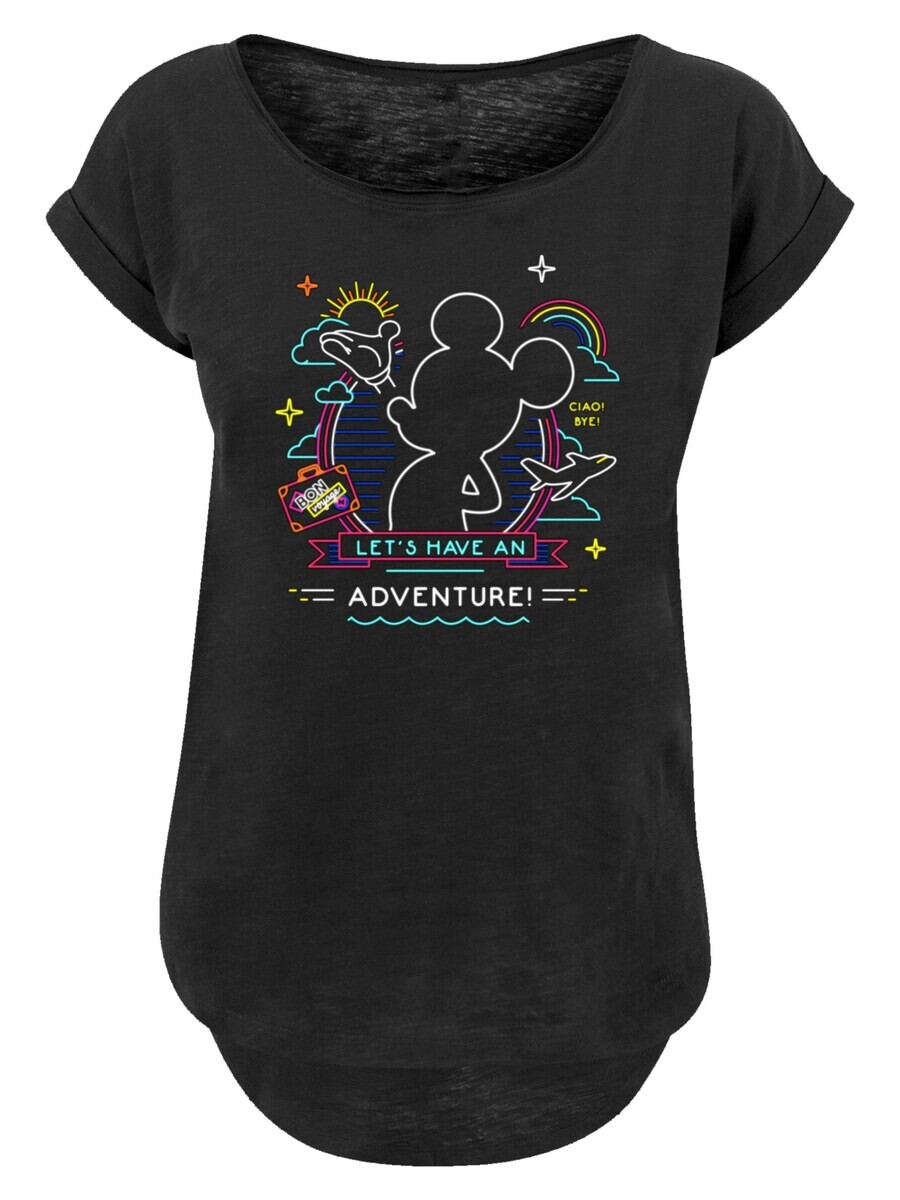 

Футболка F4Nt4Stic DISNEY MICKY MAUS NEON ADVENTURE, черный