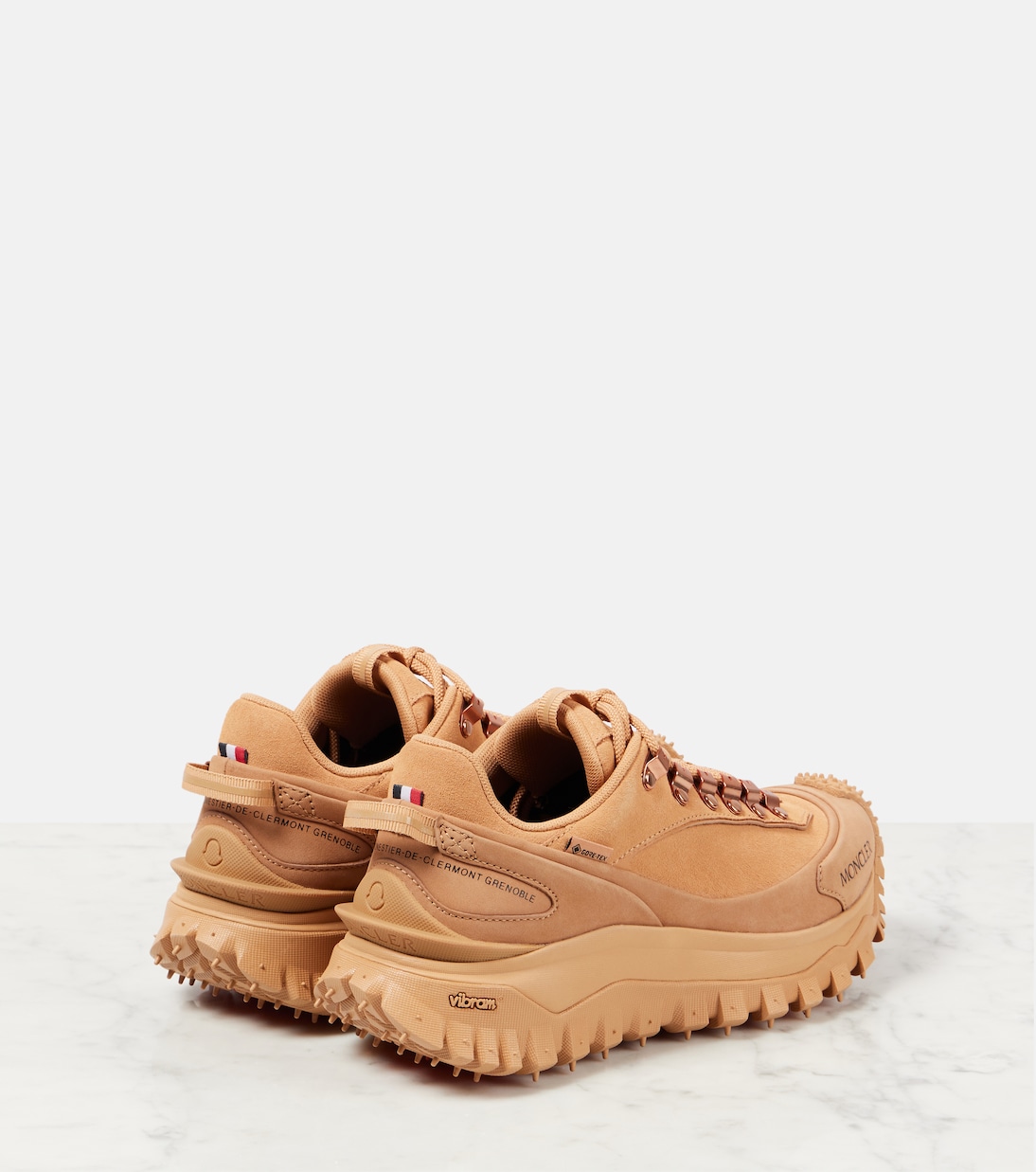 Кроссовки Trailgrip Apex из кожи Moncler, коричневый — фото 2