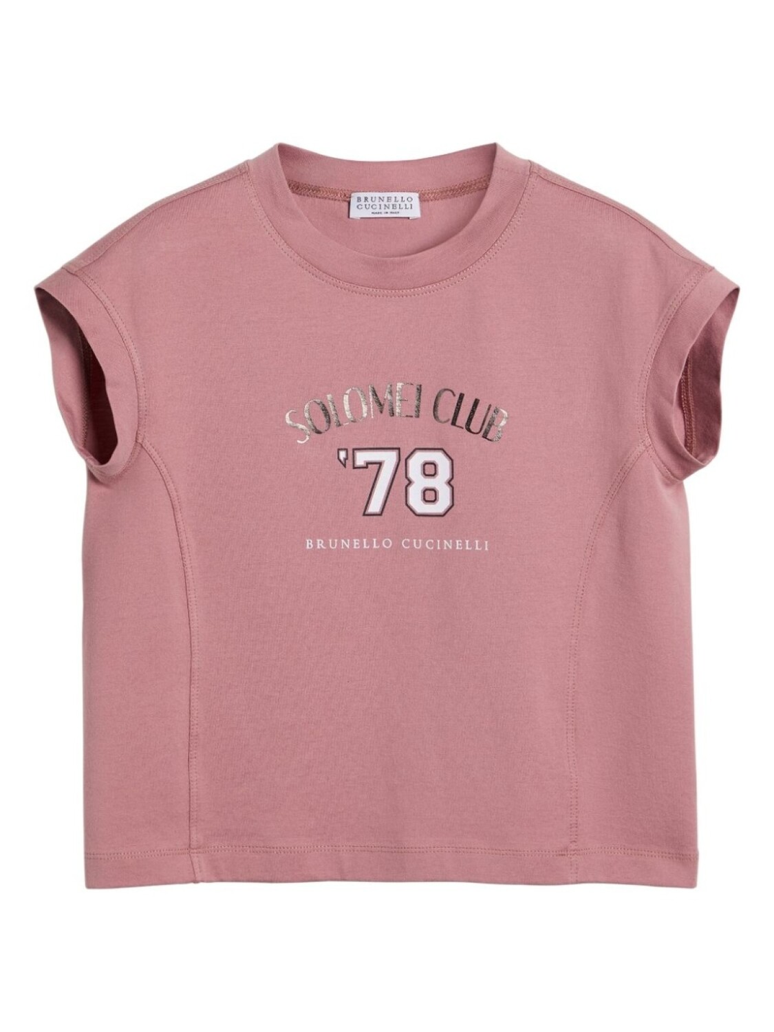

Brunello Cucinelli Kids футболка из джерси, розовый