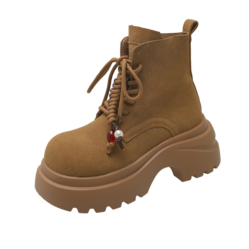 Короткие женские ботинки Martin Aimilian, Camel