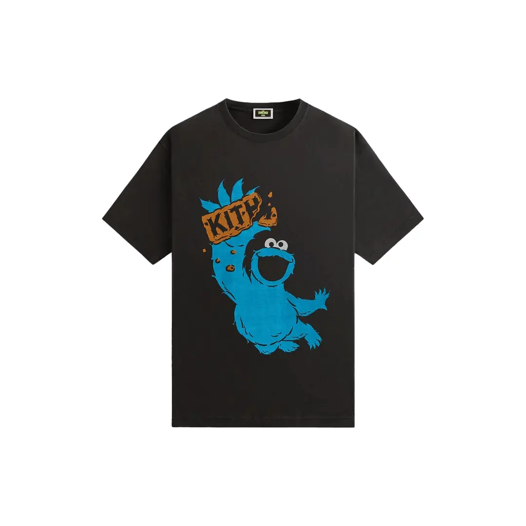

Футболка Sesame Street Cookie Monster Vintage KITH, черный