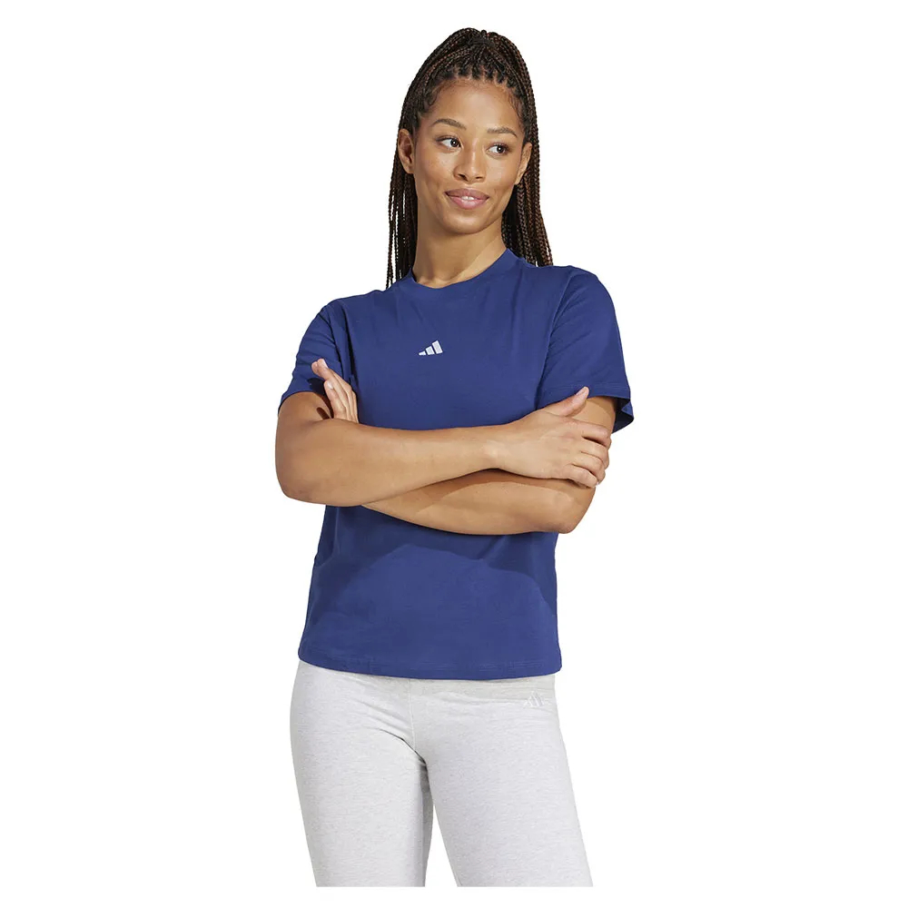 

Футболка с коротким рукавом adidas Essentials Small Logo Cotton, синий