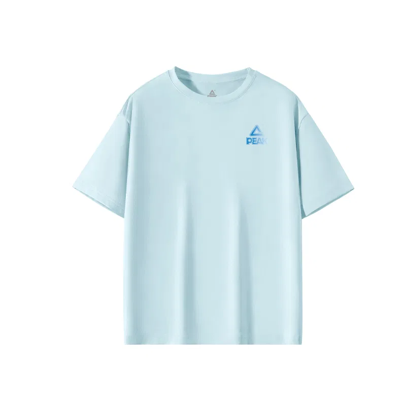 Футболка детская быстросохнущая PEAK Light Blue/Laser Blue K