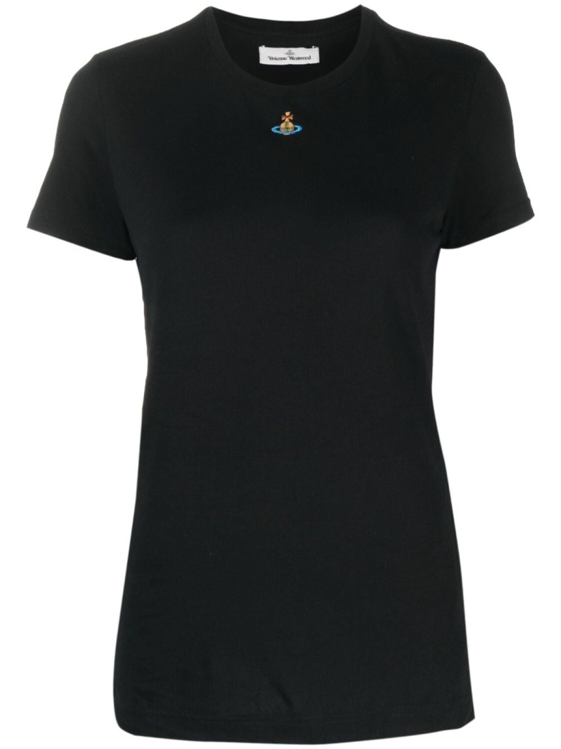 

Vivienne Westwood футболка с вышитым логотипом Orb, черный