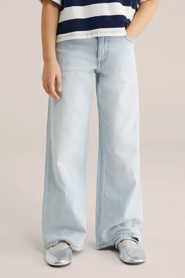Джинсы свободного кроя blue ridge We Fashion, Light Blue — фото 3