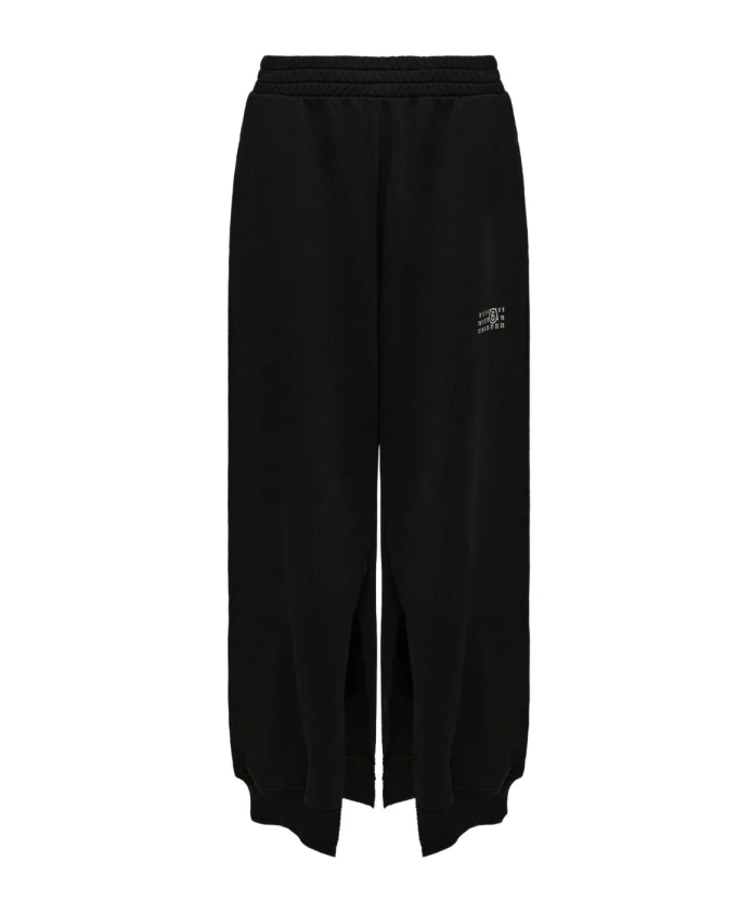 

Черные брюки с фирменным номером Mm6 Maison Margiela, черный
