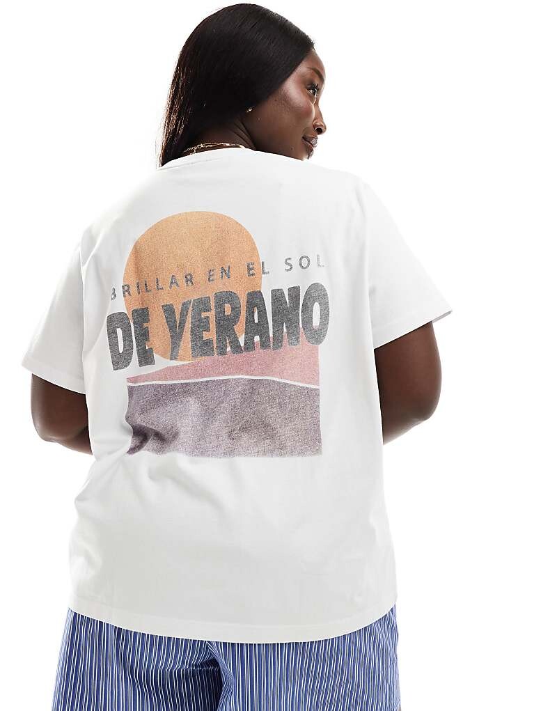 

Футболка бойфренда ASOS DESIGN Curve
