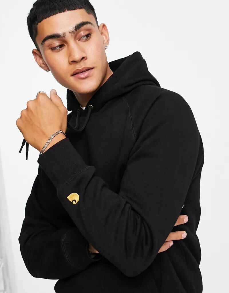 

Черная худи Carhartt WIP Chase