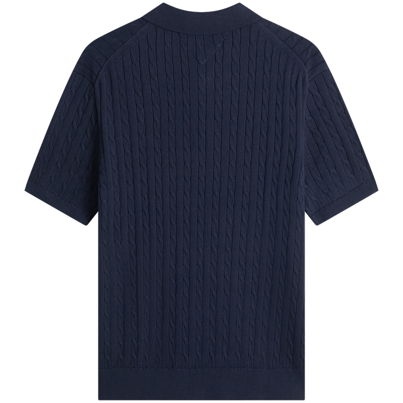 Трикотажный кардиган мужской с лацканом Moderate Others Tommy Hilfiger, экрю z00 — фото 3
