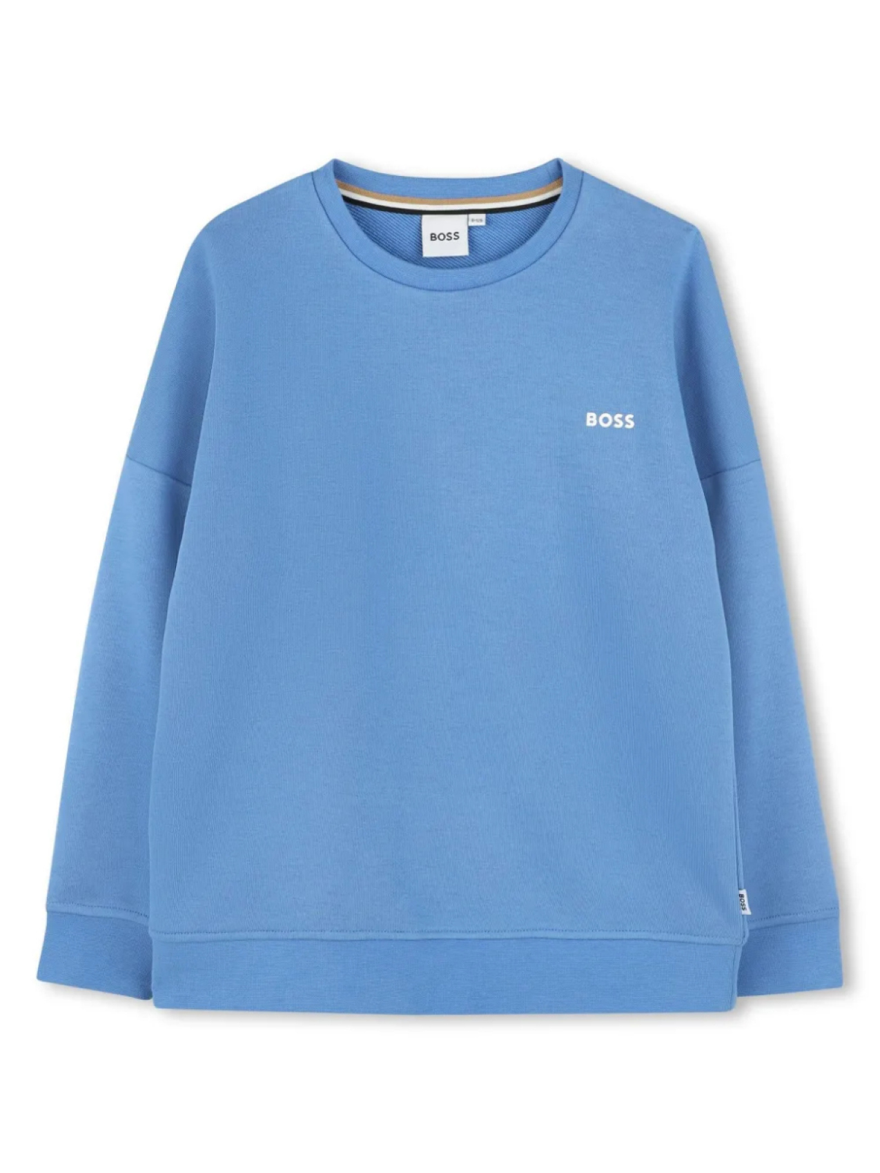 

Толстовка с вышитым логотипом BOSS Kidswear, синий