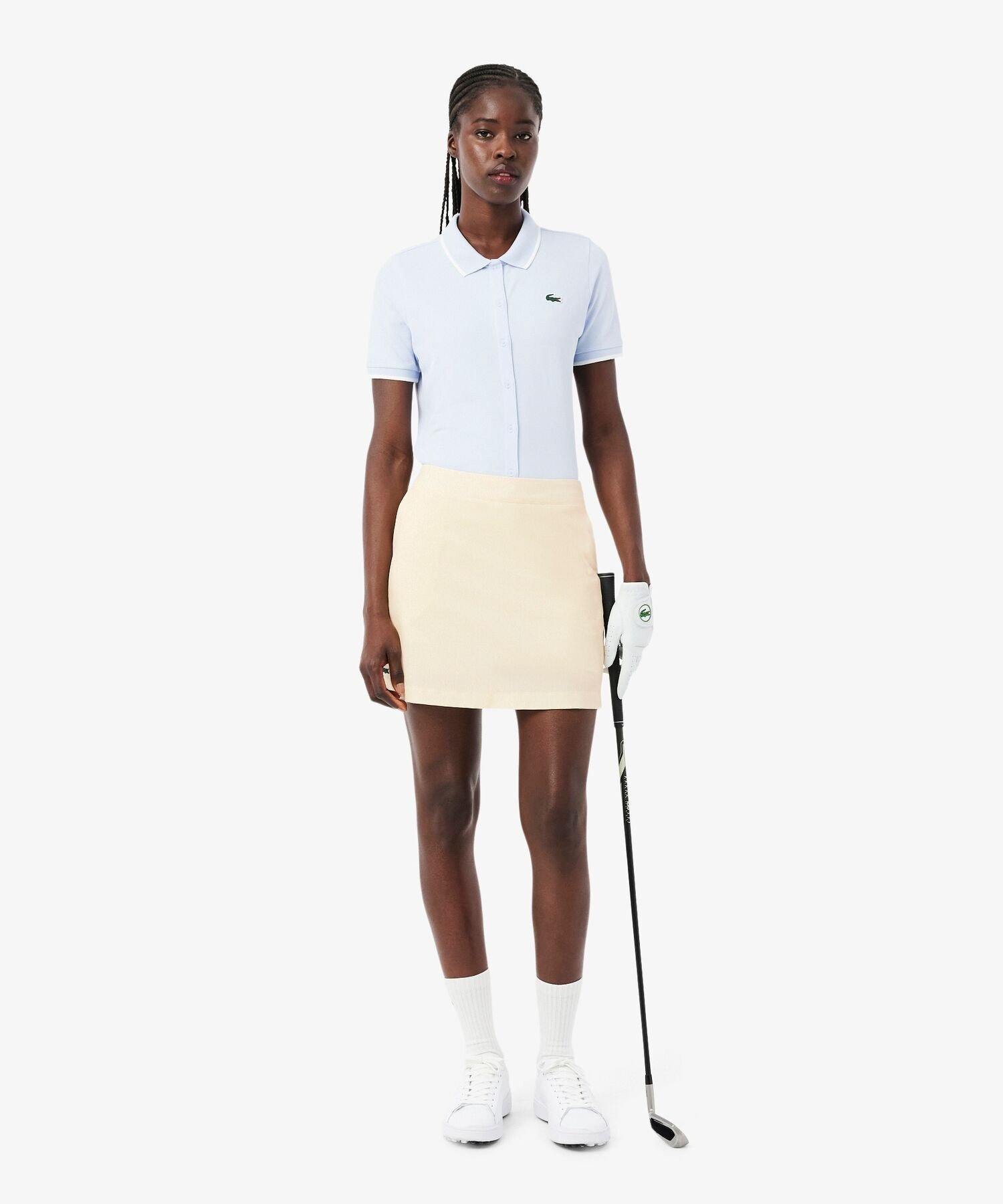 Юбка для гольфа LACOSTE Плиссированная, Ivory — фото 2