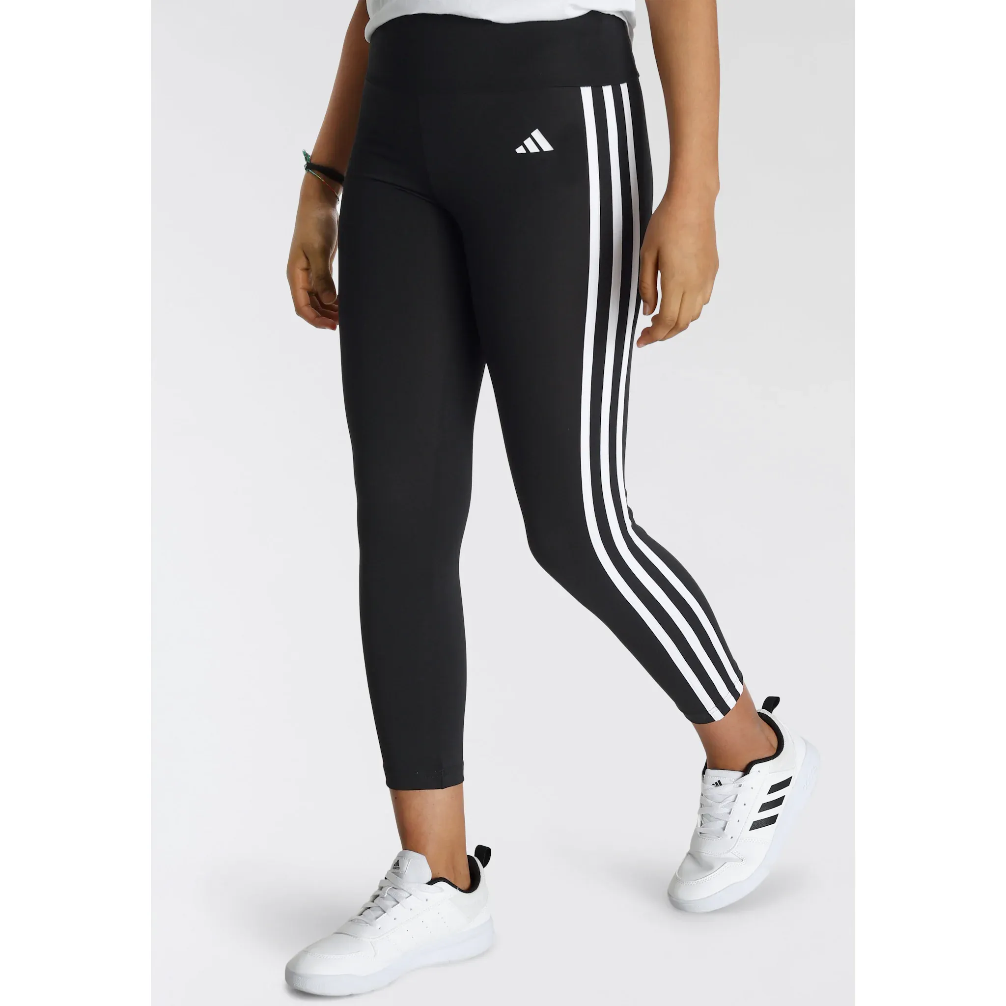 

Adidas Sportswear тренировочные тайтсы «ESSENTIALS AEROREADY 3STRIPES HIGHWAISTED», (1 шт.), черный/белый