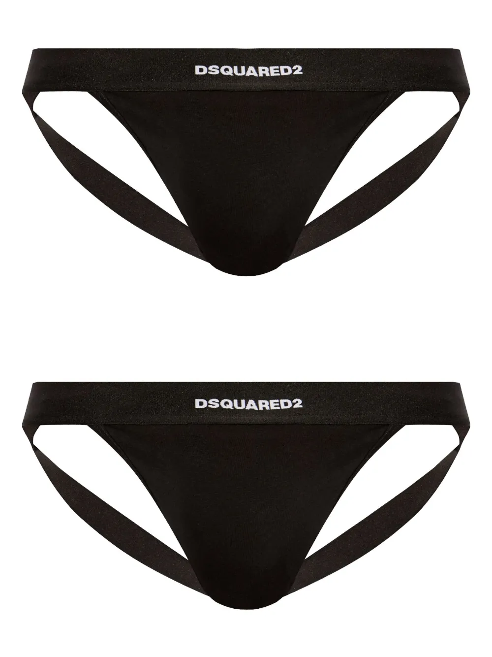 

Джокстрепы с логотипом (набор из двух штук) Dsquared2, черный