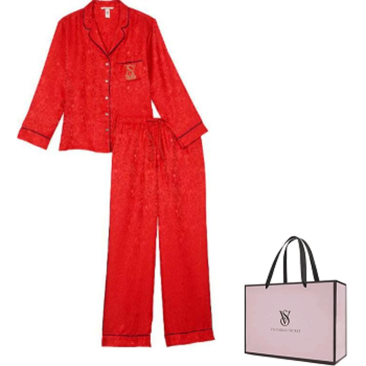 

Victoria's Secret Женский комплект пижамы красный