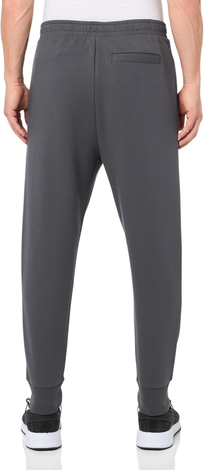 BOSS Мужские тоновые хлопковые спортивные штаны Regular Fit, Lava Smoke — фото 2
