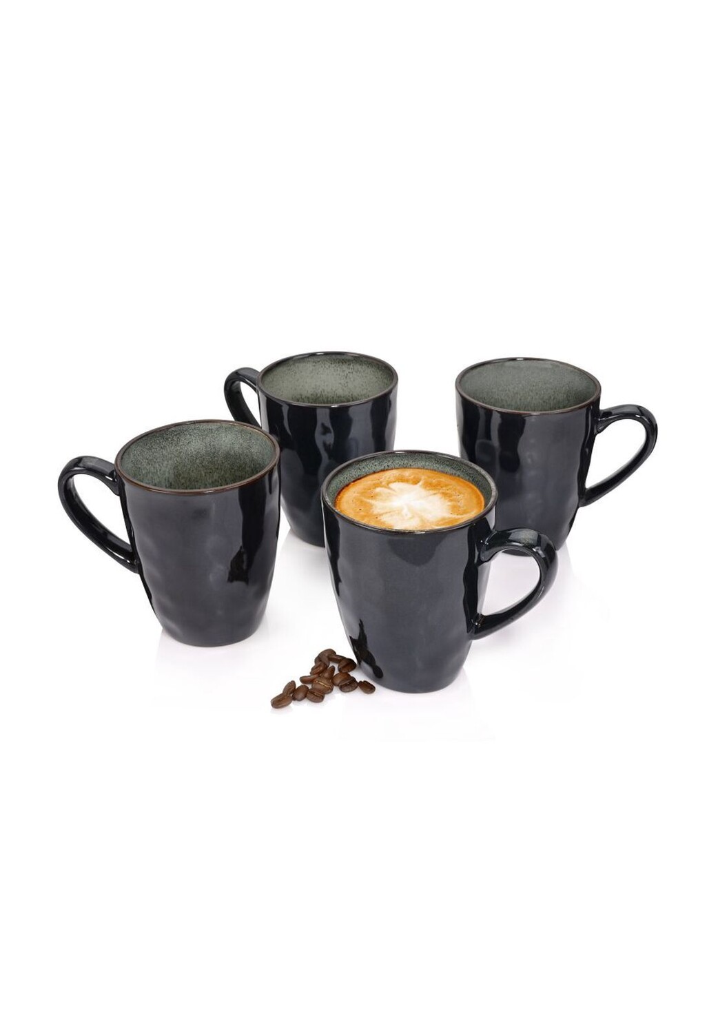 

Серия глиняной посуды Копенгаген Sänger, anthrazit - kaffeebecher set 4-teilig