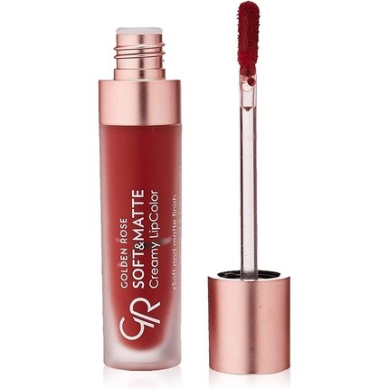 

Мягкая и матовая кремовая помада для губ Liquid Creamy Lipstick Golden Rose 115