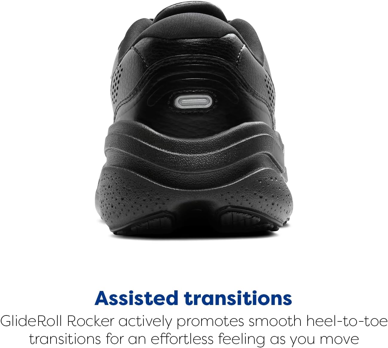 Мужские кроссовки Brooks Ghost Max из замши и кожи нейтральной модели для бега и ходьбы, черный — фото 3