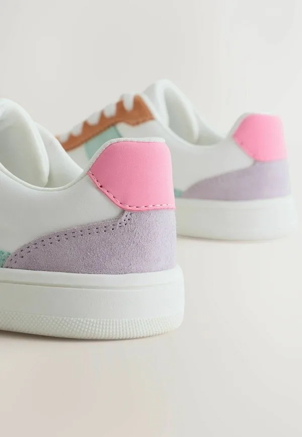 Обычные кроссовки на шнуровке для ходьбы босиком Next, Pastel Colour Block — фото 3
