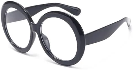 

Винтажные большие круглые солнцезащитные очки для женщин с градиентным переходом цвета, увеличенного размера, зеркальные прозрачные линзы (C4) LXLHWN, C9