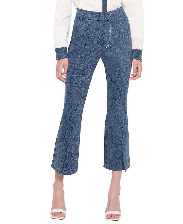 

Укороченные брюки Gianna Micro Flares AS by DF, синий