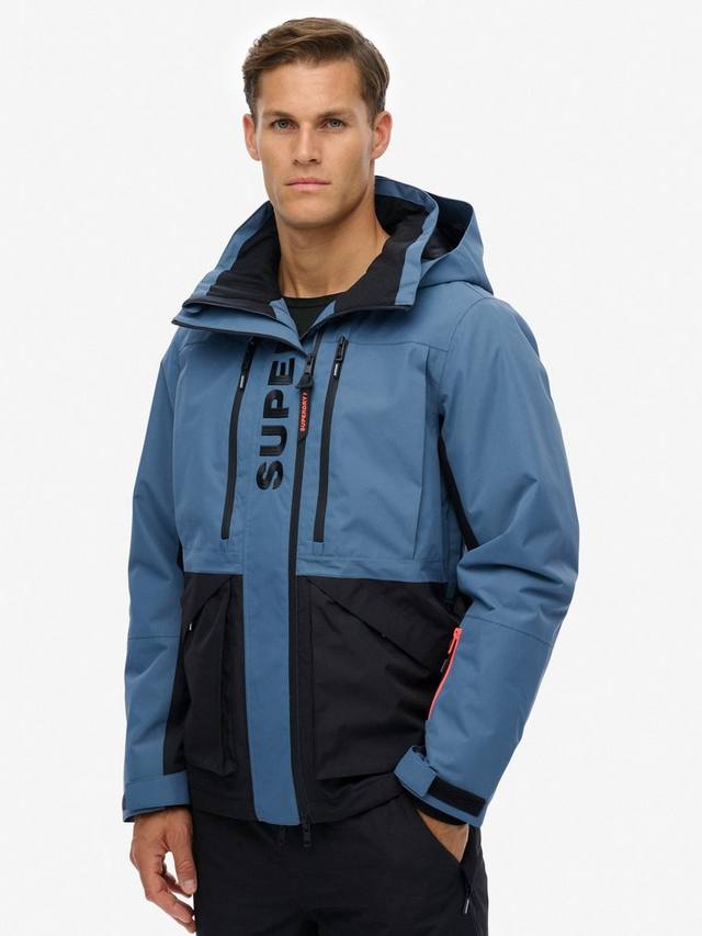 

Ультимативная фристайл лыжная куртка Superdry, Dry Slate Blue