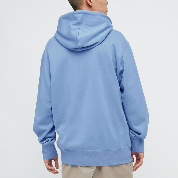 Свитшот Keith X унисекс бирюзовый Uniqlo, голубой — фото 3