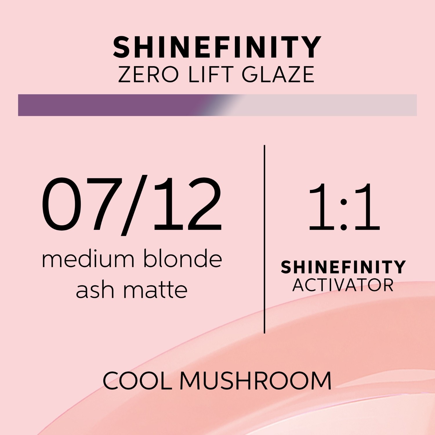 Краска для волос shinefinity zero lift gaze demi-permanente gel-cremetönung Wella Professionals, 07/12 cool mushroom, объем 60 мл — фото 3