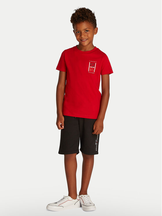 

Футболка обычного кроя KB0KB09536 D Tommy Hilfiger, красный