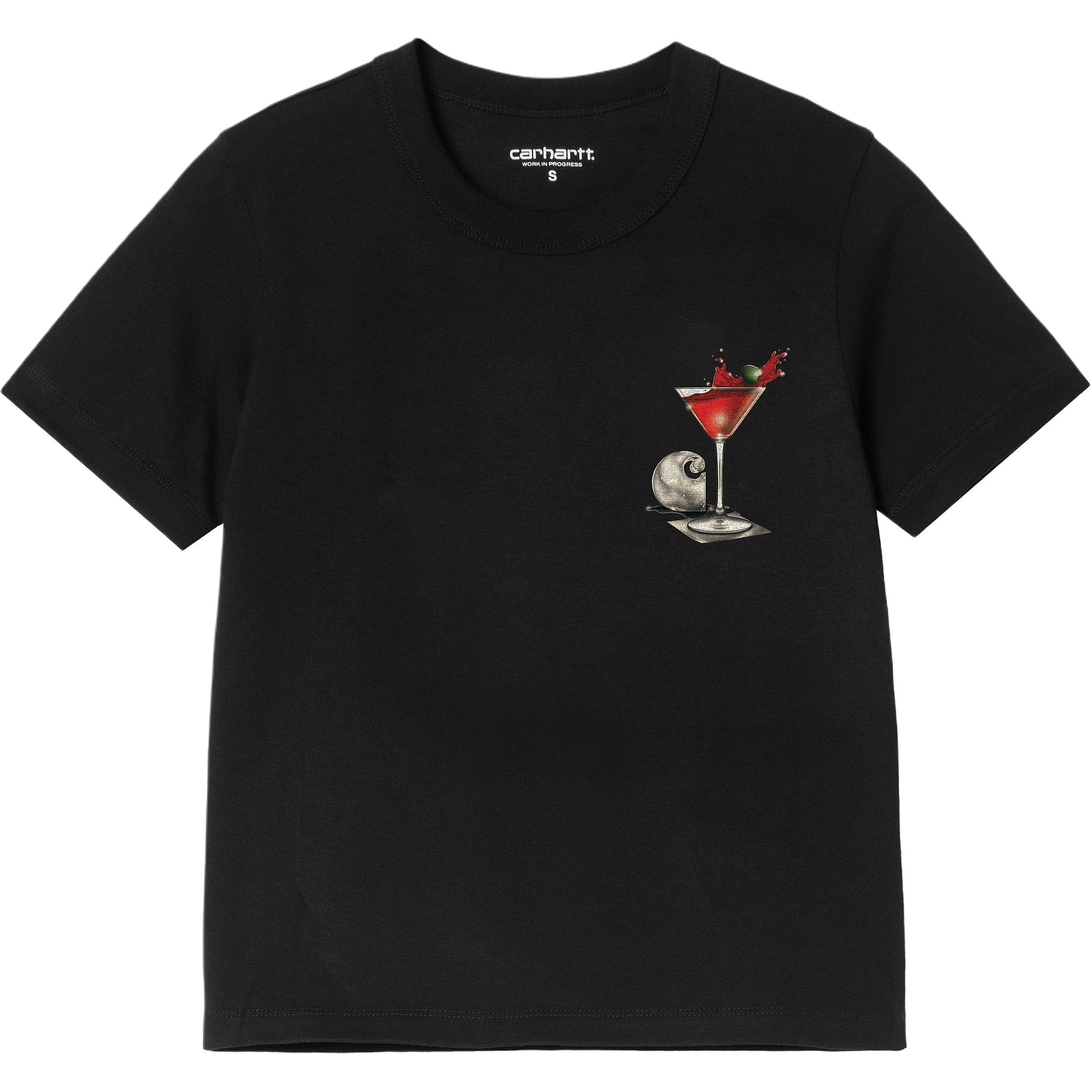 

Футболка с принтом коктейль Carhartt WIP, черный
