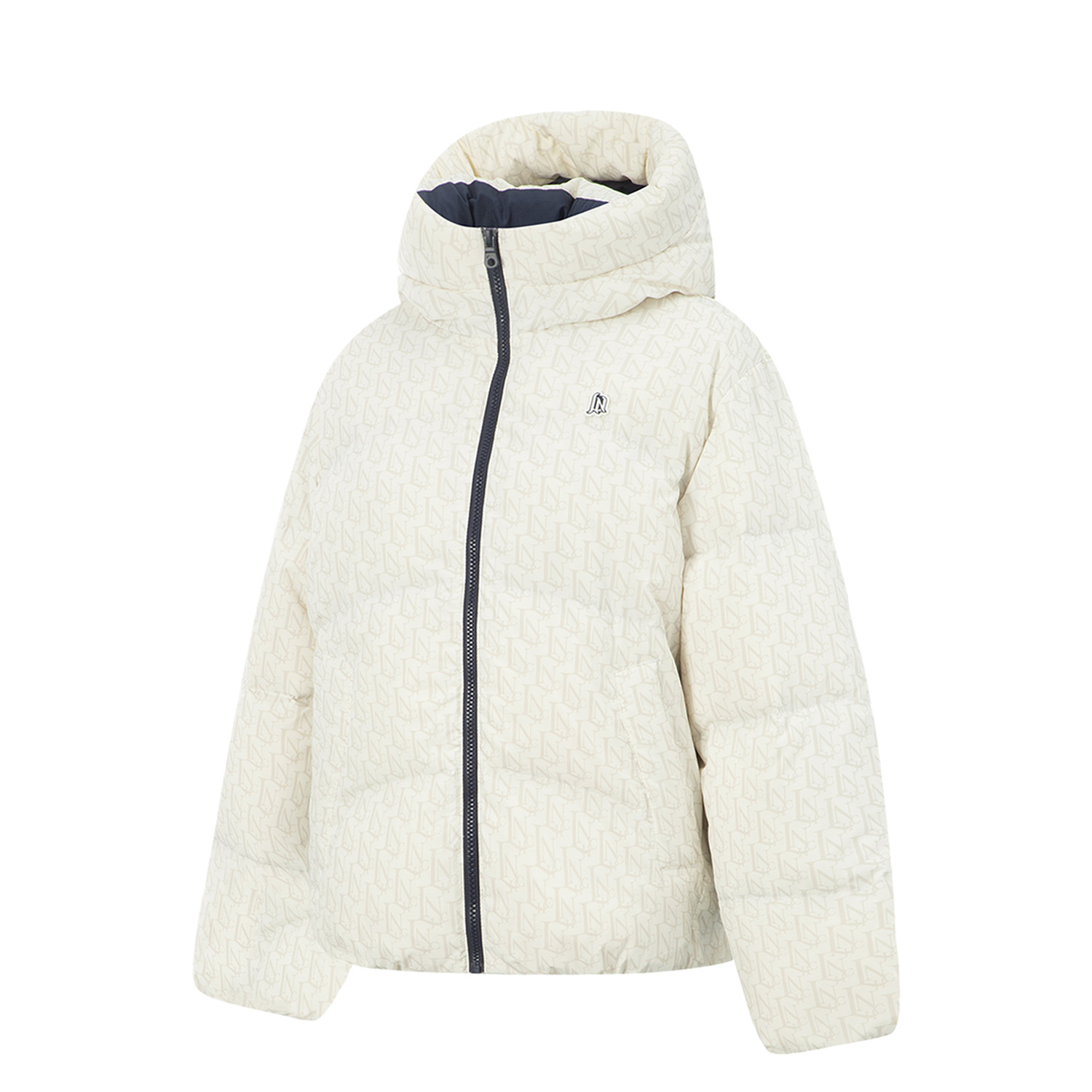 

LINING Пуховик женский серии "Фондю", Ivory All over Print