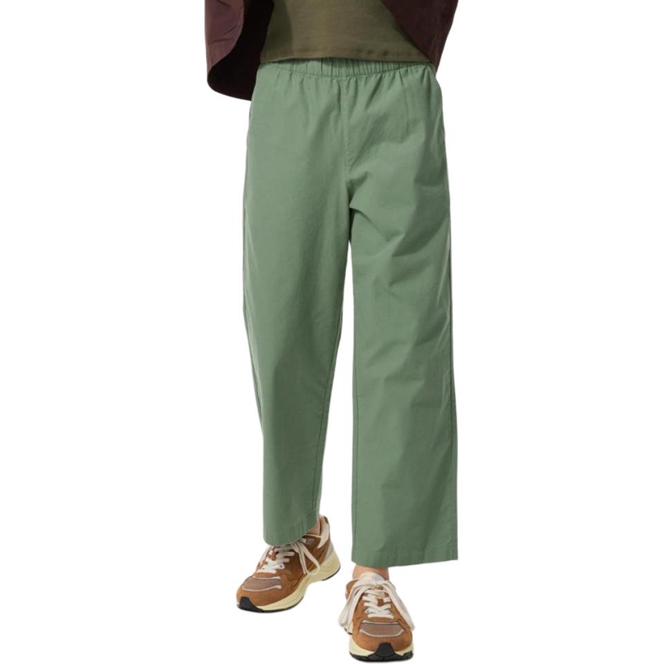 

UNIQLO Брюки Casual для женщин, зеленые, умеренно прямые