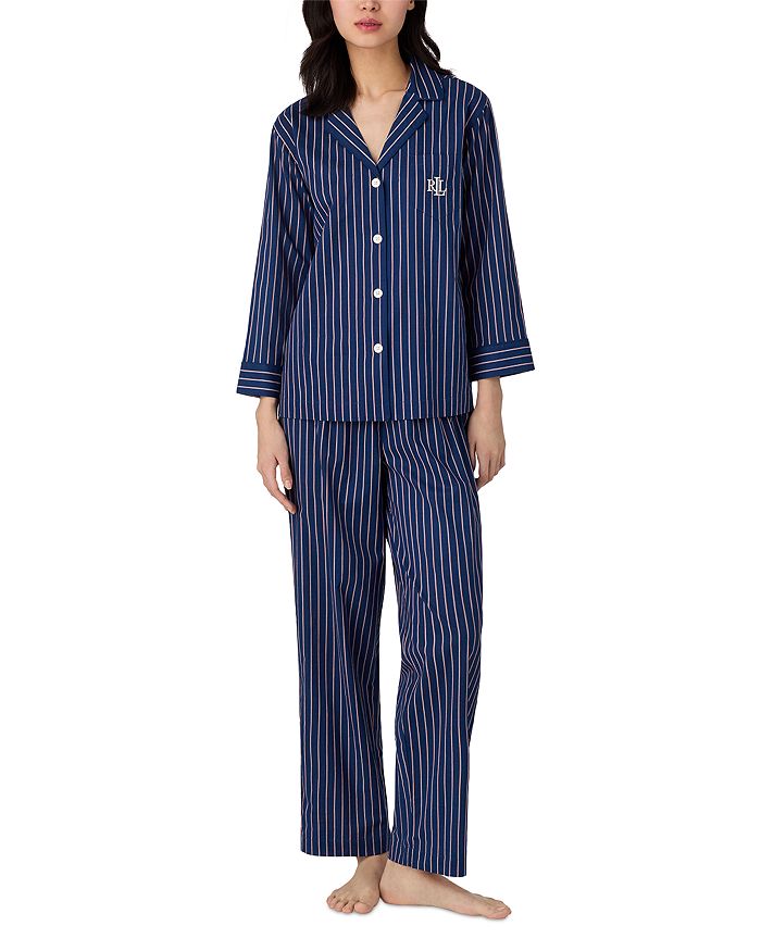 

Ralph Lauren Полосатый комплект пижамы Ralph Lauren, синий