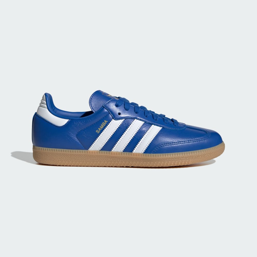 

Кроссовки Adidas Samba OG Shoes, цвет Blue/Cloud White/Gum