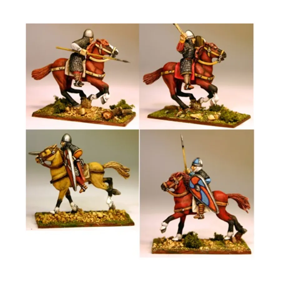 

Бретонские машинисты — верховые, Saga Miniatures - Viking Age - Bretons (28mm)