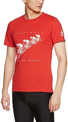

Футболка Le Coq Sportif Tour de France Cycling Fanwear № 2 QL-0372TDF мужская, красный