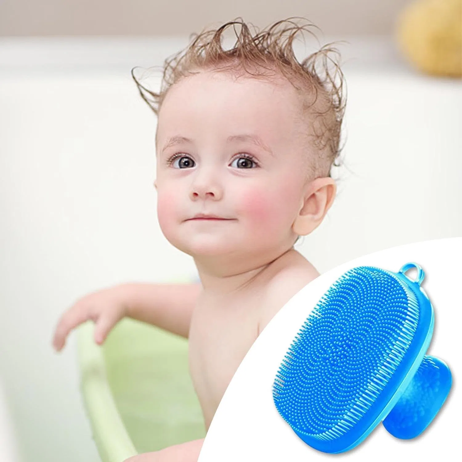 Силиконовая щетка для лица для глубокой очистки пор ‎Generisch, Blue — фото 2
