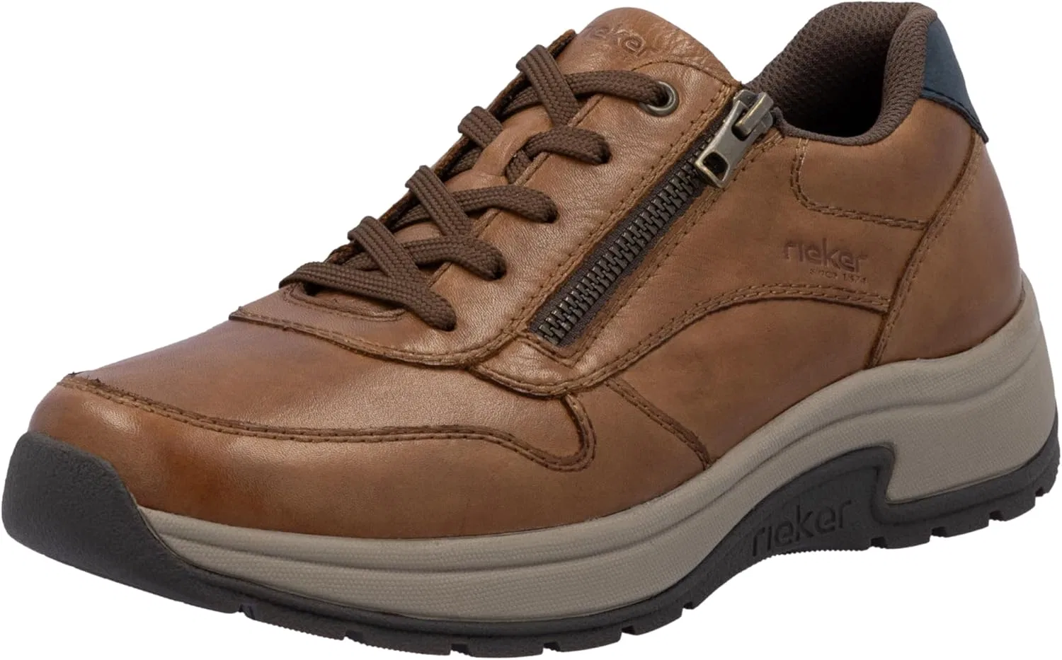 Мужские кроссовки Rieker 11002 на шнуровке, Brown 22