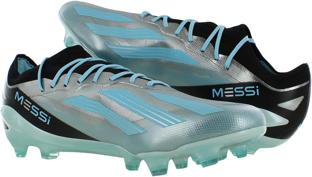 Кроссовки Adidas для взрослых унисекс X Crazyfast Messi.3 для твердой поверхности, серебро — фото 3