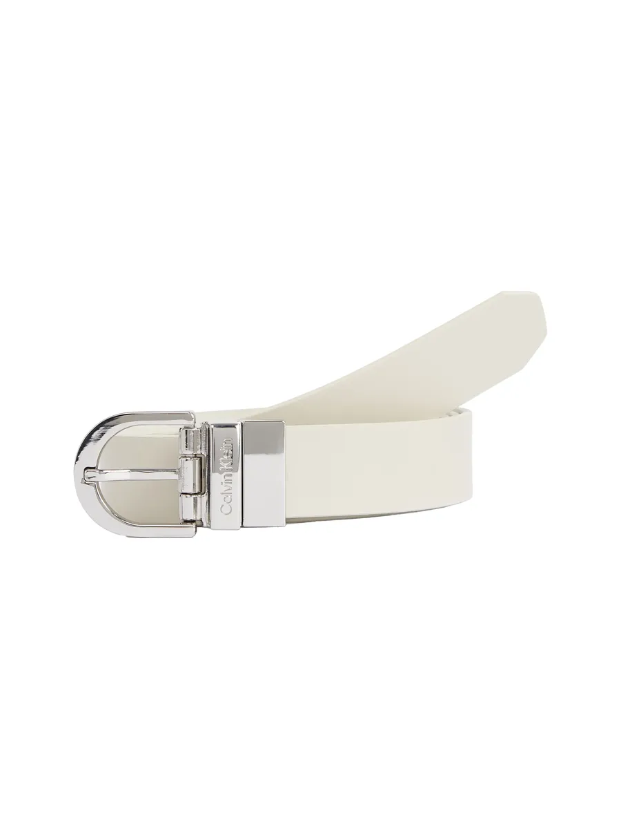 

Двусторонний ремень Calvin Klein "REVERSIBLE ROUND BUCKLE BELT 2.5", бежевый